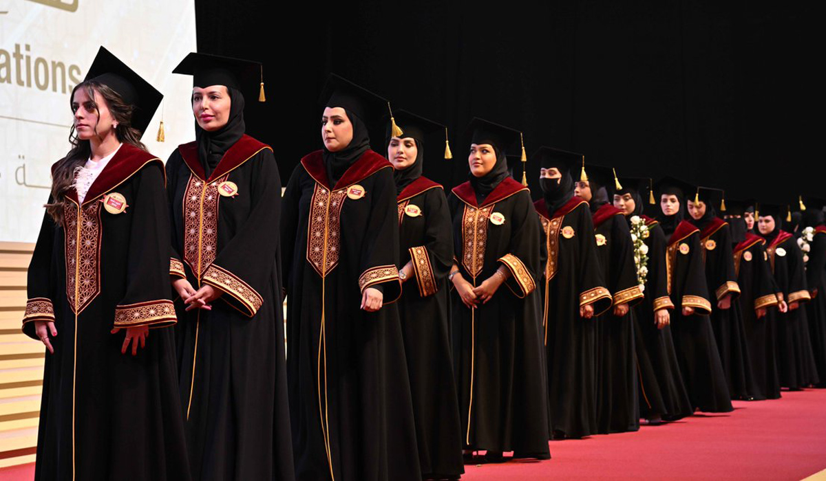 QU Celebrates Graduation of 47th Batch of Female Students from College of Arts and Sciences